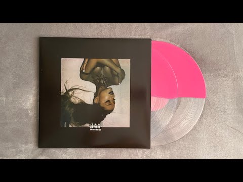 unboxing thank u, next – exclusive pink/clear split vinyl (Ariana Grande)