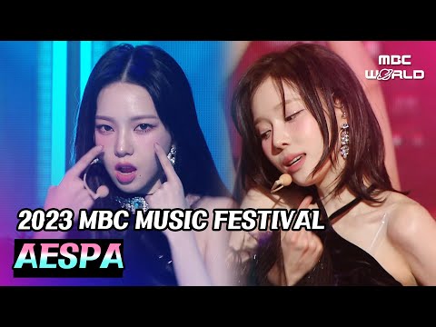 ✨2023 MBC Music Festival✨ aespa – Trick or Trick   Drama