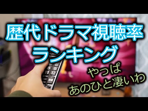 民放ドラマ歴代高視聴率ランキングトップ３０ 解説＆突っ込み