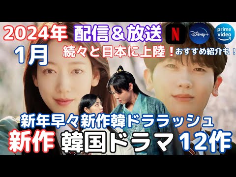 【韓国ドラマ】先取り必見❗️新年早々新作韓ドララッシュ❗️おすすめ含む年明けから韓ドラ尽くしの12作❗️